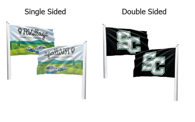 Custom Flag - Single and Double sided